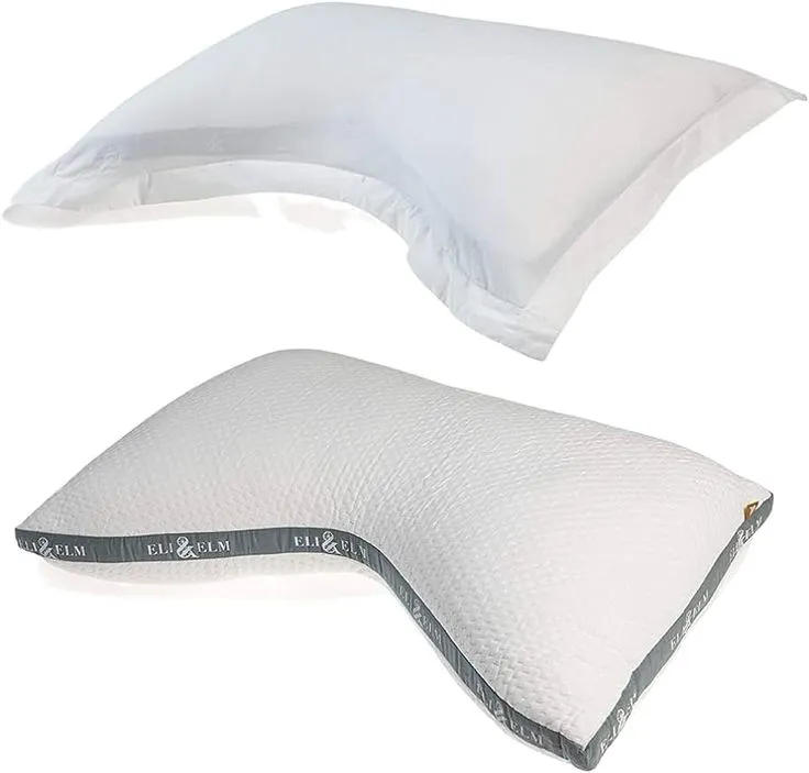 Eli & Elm Cotton Side-Sleeper Pillow