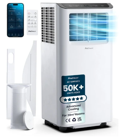 Pro Breeze 12,000 BTU Portable Air Conditioner