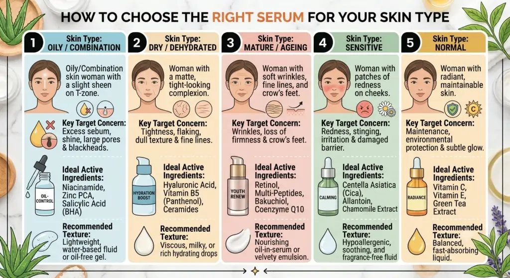 choose Right Serum for Your Skin Type