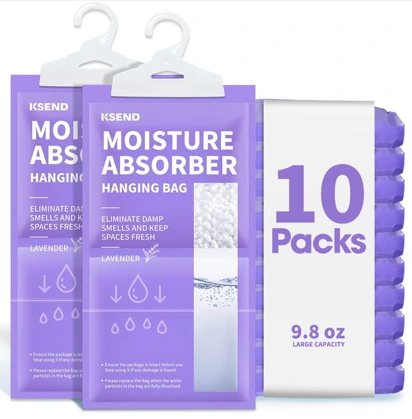 Moisture-Absorbing Dehumidifier Packs