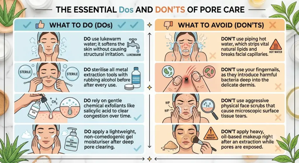 Dos and Don'ts of Pore Care