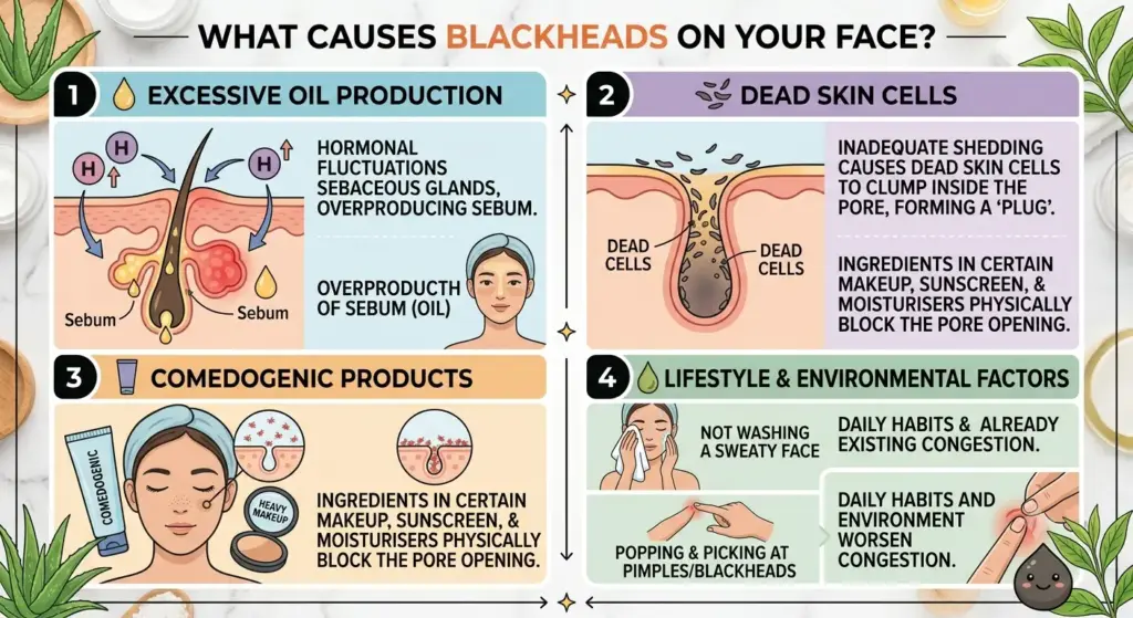 What Causes Blackheads on Your Face?