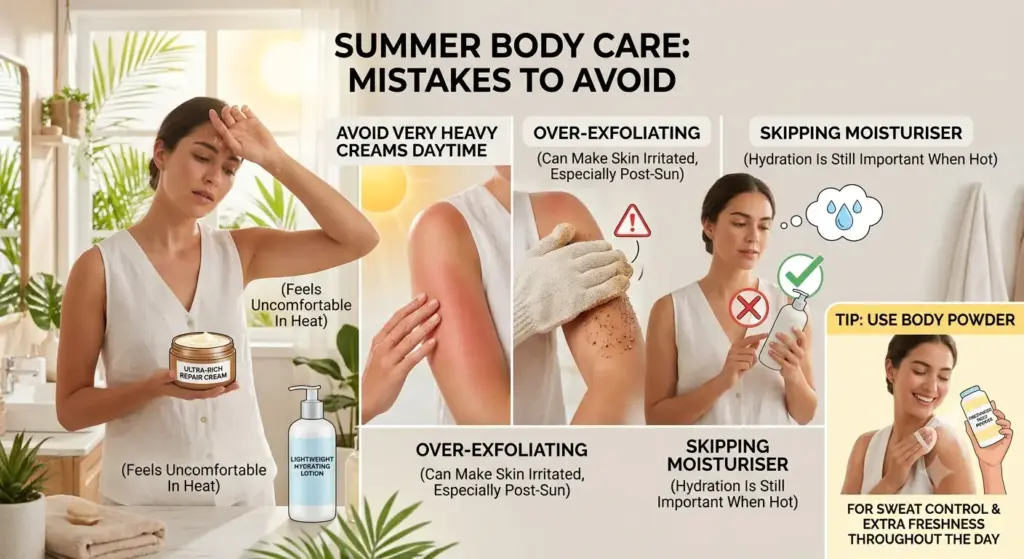 Body Care Routine Mistakes