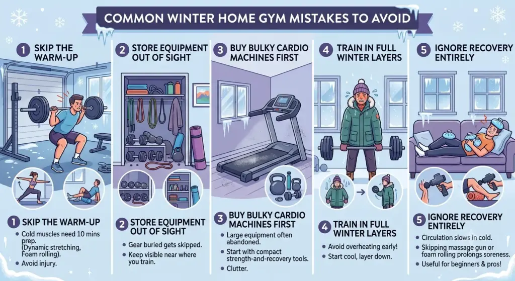 Winter Home Gym Mistakes