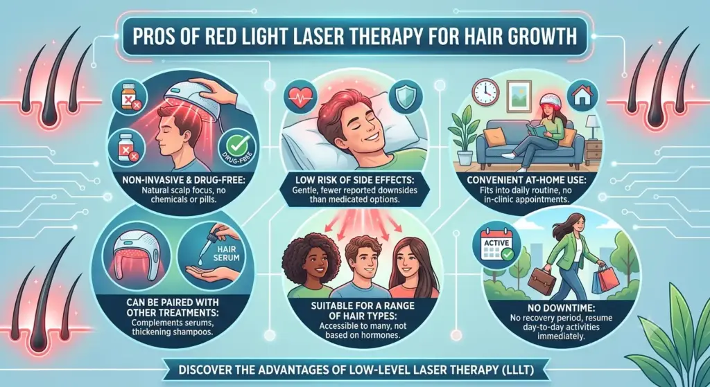 red light therapy pros