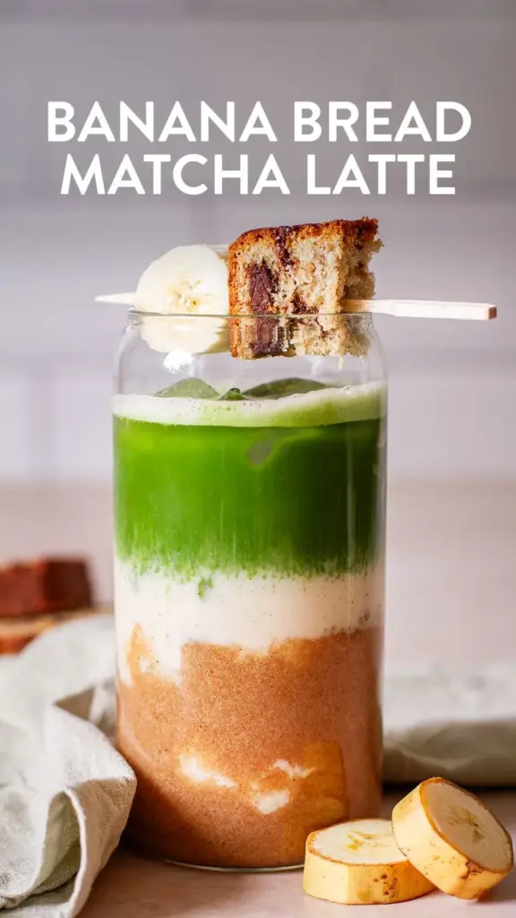 Cozy Banana Bread and Spiced Matcha Latte